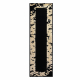 Matta, löpare ALLURE 1965 Ram - Strukturell, snygg, glamour svart / guld