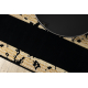 Covor, traversa ALLURE 1965 Cadru - Structural, elegant, glamour negru / aur 