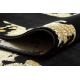 Covor, traversa ALLURE 1965 Cadru - Structural, elegant, glamour negru / aur 