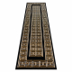 Tappeto, passatoia ALLURE 1968 Chiave greca, telaio - Strutturale, elegante, glamour nero / oro 