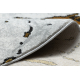 Carpet ALLURE 1963 circle Marble - Structural, stylish, glamour white / gold