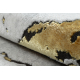 Teppich ALLURE 1963 Kreis Marmor - Strukturell, stilvoll, glamourös weiß / gold