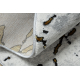 Carpet ALLURE 1963 circle Marble - Structural, stylish, glamour white / gold
