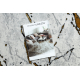 Carpet ALLURE 1963 circle Marble - Structural, stylish, glamour white / gold