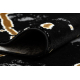 Carpet ALLURE 1967 Marble - Structural, stylish, glamour black / gold