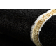 Alfombra ALLURE 1967 Mármol - Estructural, elegante, glamurosa negro / oro 