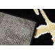 Alfombra ALLURE 1967 Mármol - Estructural, elegante, glamurosa negro / oro 