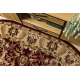 Ullteppe OMEGA oval ORDA blomster lys ruby 2