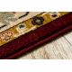 Alfombra de lana OMEGA oval ORDA flores rubí claro 2