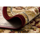Wollteppich OMEGA Oval ORDA Blumen hell rubin 2