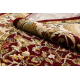 Wollteppich OMEGA Oval ORDA Blumen hell rubin 2