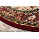 Wollteppich OMEGA Oval ORION Rosette hell rubin 2