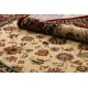 Wollteppich OMEGA Oval ORION Rosette hell rubin 2