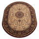 Wollteppich POLONIA Oval Beshir Rosette hell rubin 2