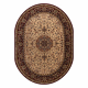 Wollteppich POLONIA Oval Beshir Rosette hell rubin 2