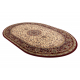 Wollteppich POLONIA Oval Beshir Rosette hell rubin 2
