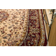 Wollteppich POLONIA Oval Beshir Rosette hell rubin 2