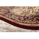 Wollteppich POLONIA Oval Beshir Rosette hell rubin 2
