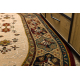 Wollteppich OMEGA Oval TAROS orientalisch rote 2 Terrakotta