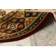 Wollteppich OMEGA Oval TAROS orientalisch rote 2 Terrakotta