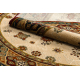 Wollteppich OMEGA Oval TAROS orientalisch rote 2 Terrakotta