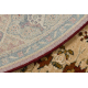 Wollteppich OMEGA Oval TAROS orientalisch rote 2 Terrakotta