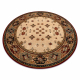 Wollteppich OMEGA Kreis TAROS orientalisch rote 2 Terrakotta