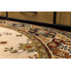Wollteppich OMEGA Kreis TAROS orientalisch rote 2 Terrakotta