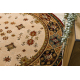 Wollteppich OMEGA Kreis TAROS orientalisch rote 2 Terrakotta