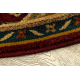 Wollteppich OMEGA Kreis TAROS orientalisch rote 2 Terrakotta
