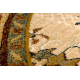 Wollteppich OMEGA Kreis TAROS orientalisch rote 2 Terrakotta