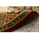 Wollteppich OMEGA Kreis TAROS orientalisch rote 2 Terrakotta
