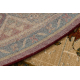 Wollteppich OMEGA Kreis TAROS orientalisch rote 2 Terrakotta