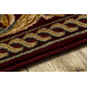 Wool carpet OMEGA oval KASTOR Trellis red 2