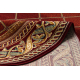 Wool carpet OMEGA oval KASTOR Trellis red 2