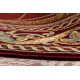 Wool carpet OMEGA oval KASTOR Trellis red 2