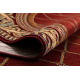 Wool carpet OMEGA oval KASTOR Trellis red 2