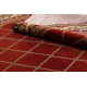 Wool carpet OMEGA oval KASTOR Trellis red 2