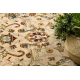 Wool carpet OMEGA oval ORDA flowers jasmine 2 green