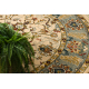 Tapis en laine OMEGA ovale ORDA fleurs jasmin 2 vert