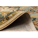 Wool carpet OMEGA oval ORDA flowers jasmine 2 green