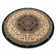Wool carpet POLONIA circle WITRAŻ stained glass emerald