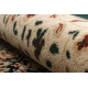 Wool carpet POLONIA circle WITRAŻ stained glass emerald