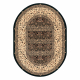 Wool carpet POLONIA oval WITRAŻ emerald
