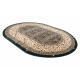 Tapis en laine POLONIA ovale VITRAIL émeraude