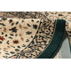 Tapis en laine POLONIA ovale VITRAIL émeraude