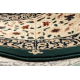 Tapis en laine POLONIA ovale VITRAIL émeraude