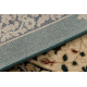 Tapis en laine POLONIA ovale VITRAIL émeraude