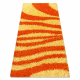 SHAGGY carpet MIX S003 Stripes orange / yellow 