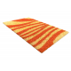 SHAGGY Teppich MIX S003 Streifen orange / gelb 